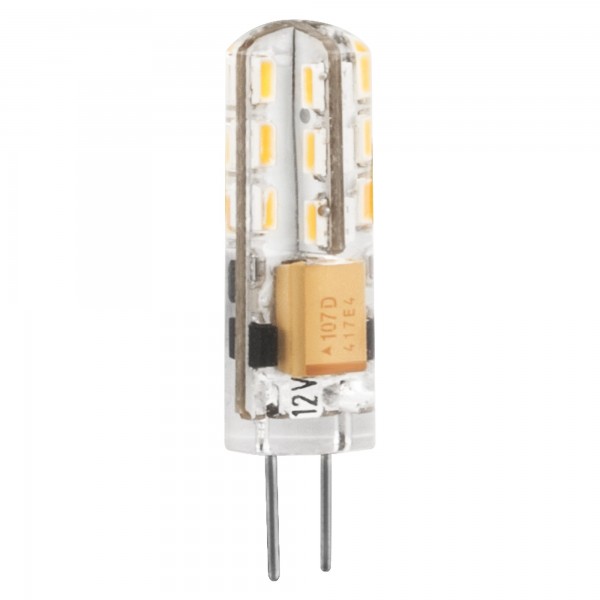 Bomb.led silicona g4 2w. 230v. calida (caja de 10 unidades)