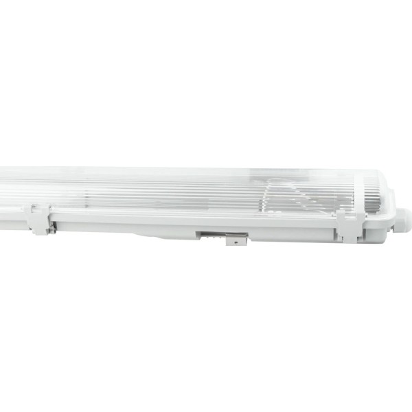 Pantalla ip65 p/2tubo led 120cm. abs+ps