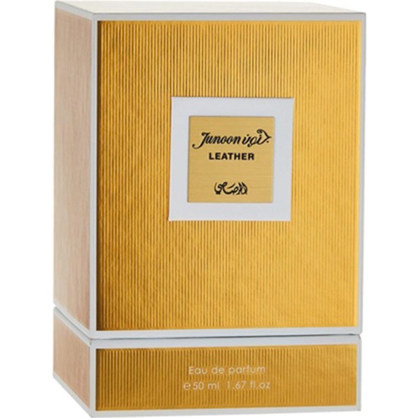 Rasasi Junoon Leather Eau de Parfum 49ml — Cuero Oriental de Nicho para Hombre